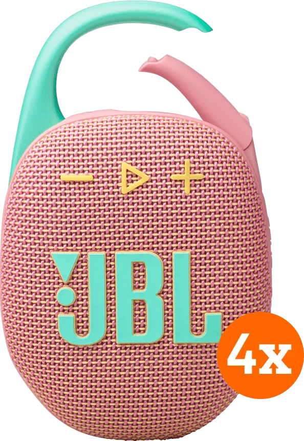 JBL Clip 5 Roze 4-pack