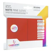 Gamegenic - Sleeves Matte Prime Red (100 Sleeves)
