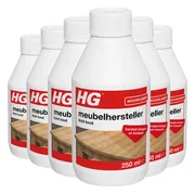 6x HG Meubelhersteller Licht Hout 250 ml