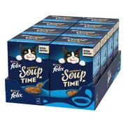 8x Felix Soup Vis Selectie 6 x 48 gr