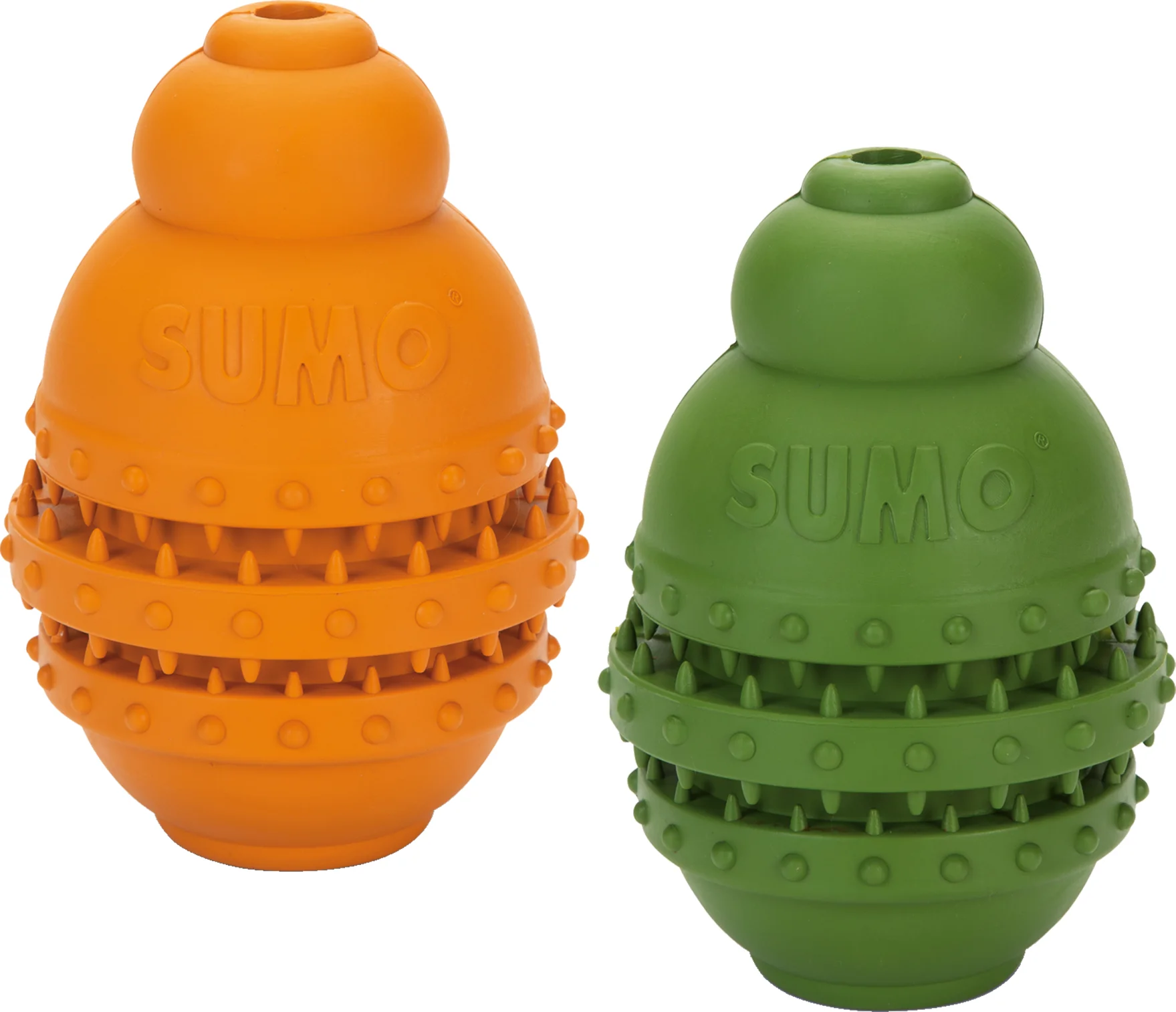 Beeztees Sumo Play Dental - Hondenspeelgoed - Rubber - Oranje - M