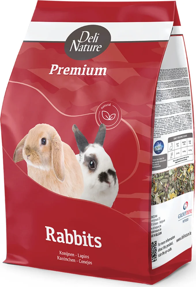 4x Deli Nature Premium Konijnenvoer 3 kg