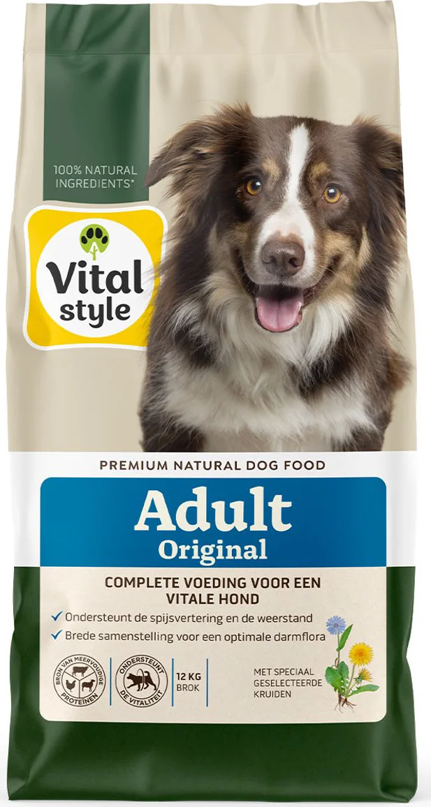 Vitalstyle Adult Original Hondenvoer 12 kg