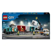 LEGO City Containertrein met kraan en vrachtwagen 60509