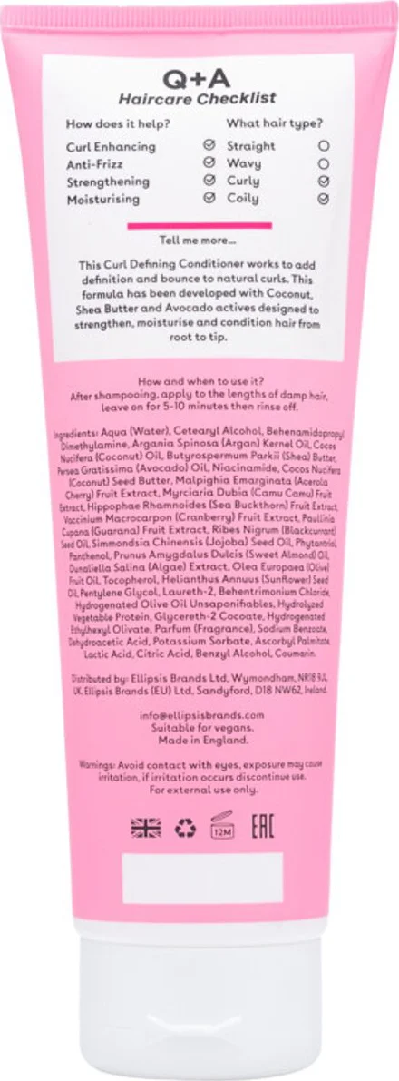Q+A Curl Defining Conditioner 250 ml