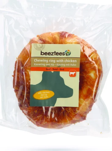 Beeztees Culinair Kauwring / Donut met Kip 12,5 cm