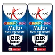 2x Lucovitaal Multi IJzer Energie Hoog Gedoseerd 60 tabletten