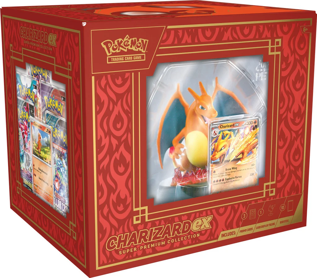 Pokémon Charizard ex Super Premium Collection - Trading Cards met figuur