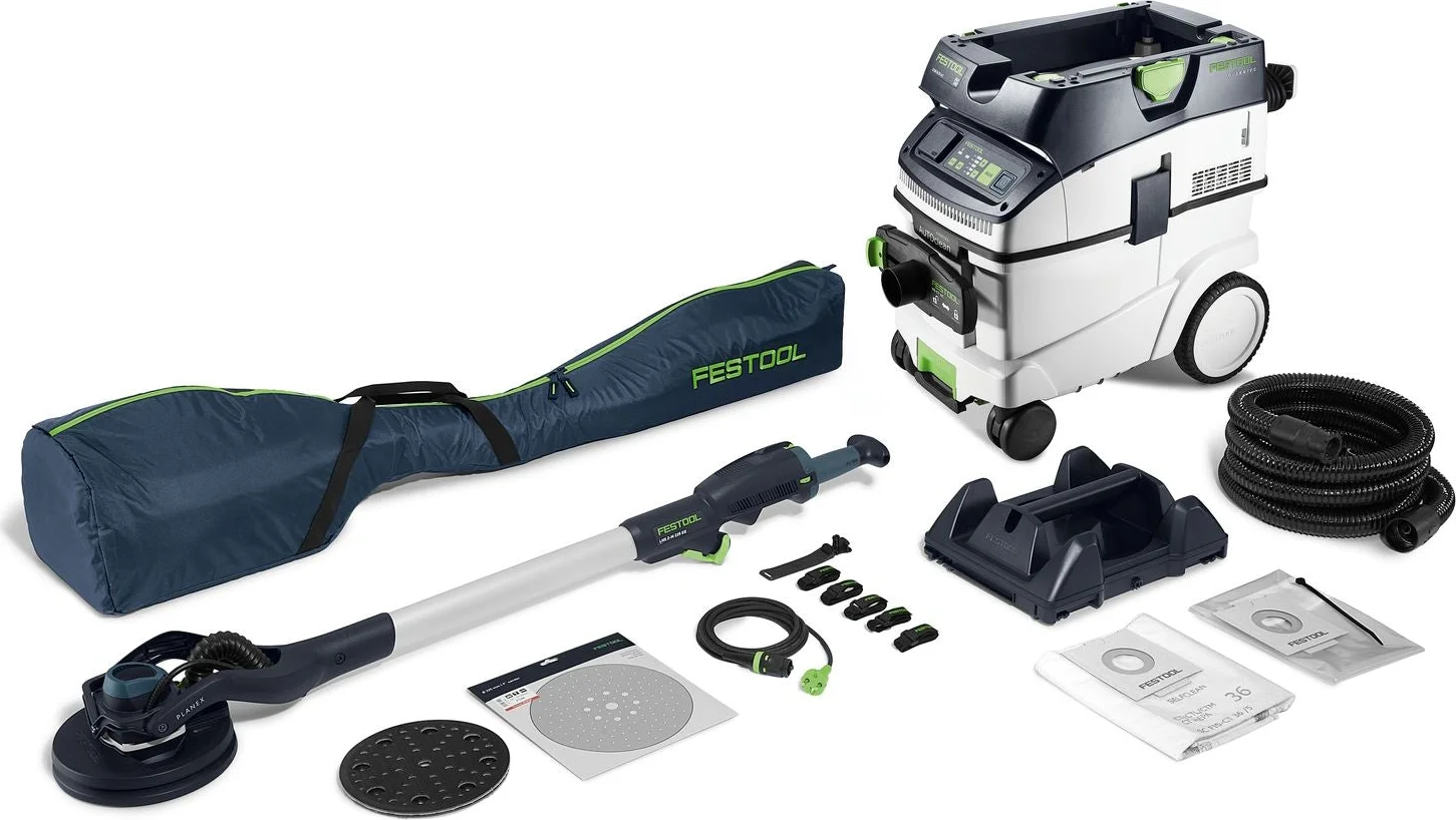 Festool LHS 2-M 225 EQ/CTM 36-Set PLANEX Langnekschuurmachine & stofzuiger - 578453