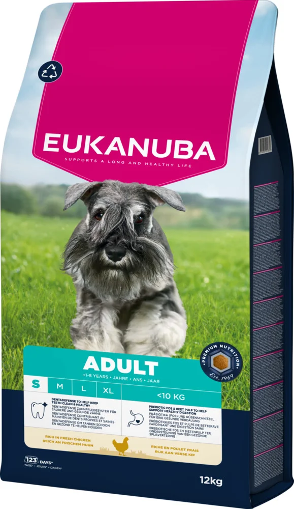 Eukanuba Hondenvoer Droog Life Care Dog Adult Small Kip 12 kg