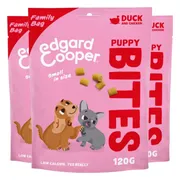 3x Edgard & Cooper Puppy Bite S Eend & Kip 120 gr