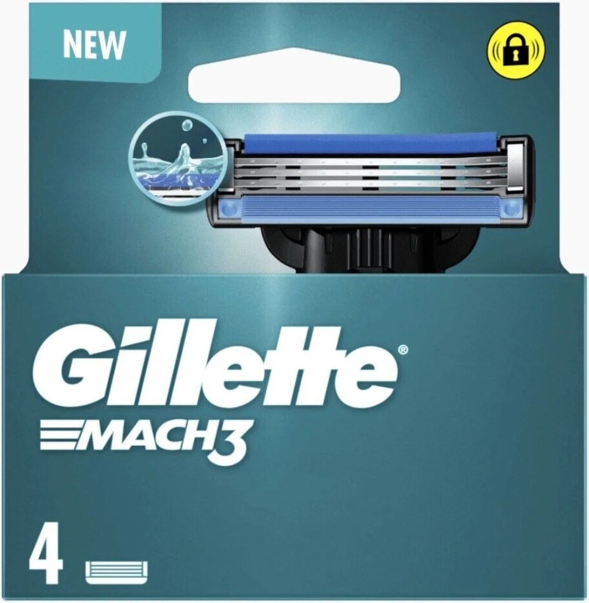 Gillette MACH3 Scheermesjes 4ST