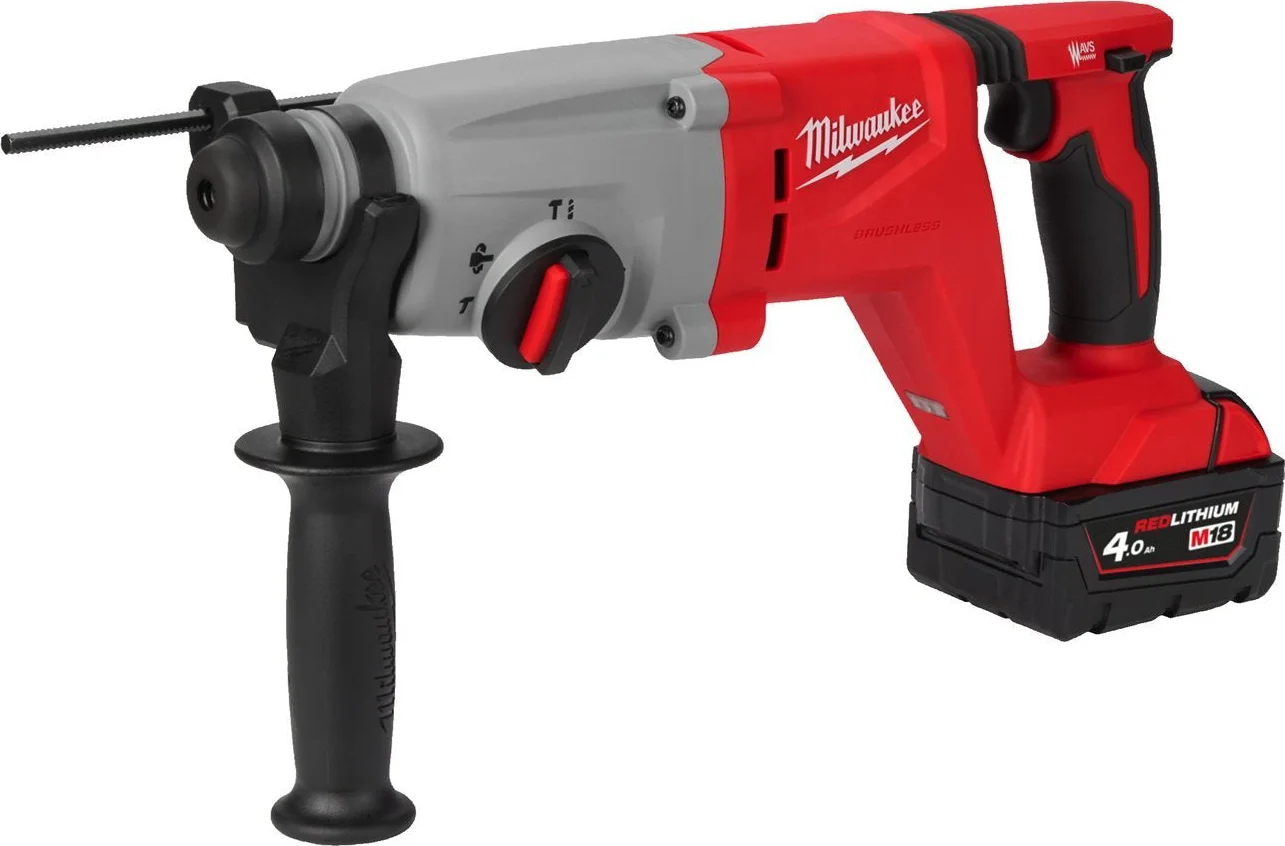 Milwaukee M18 BLHACD26-402X Accu combihamer SDS-Plus 2,6J 18V 4.0Ah in HD-Box - 4933492480