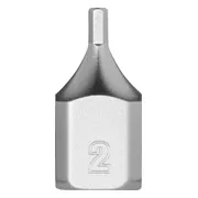 Milwaukee Bitdop 1/4″ 2 mm zeskant - kort - 4932500473