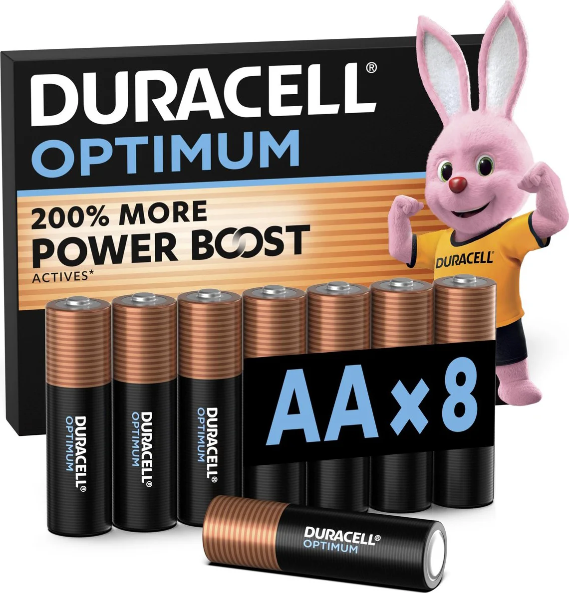 Duracell Alkaline Batterijen Optimum AA 8 stuks