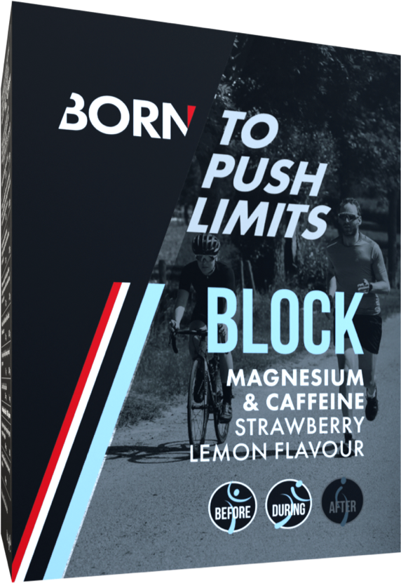Born Block Magnesium & Caffeine - Strawberry Lemon 64GR