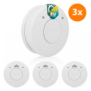 Smartwares FSM-12503 - Rookmelders 3st 85 dB - 10 Jaar batterij en sensor - Q label - Brandmelder