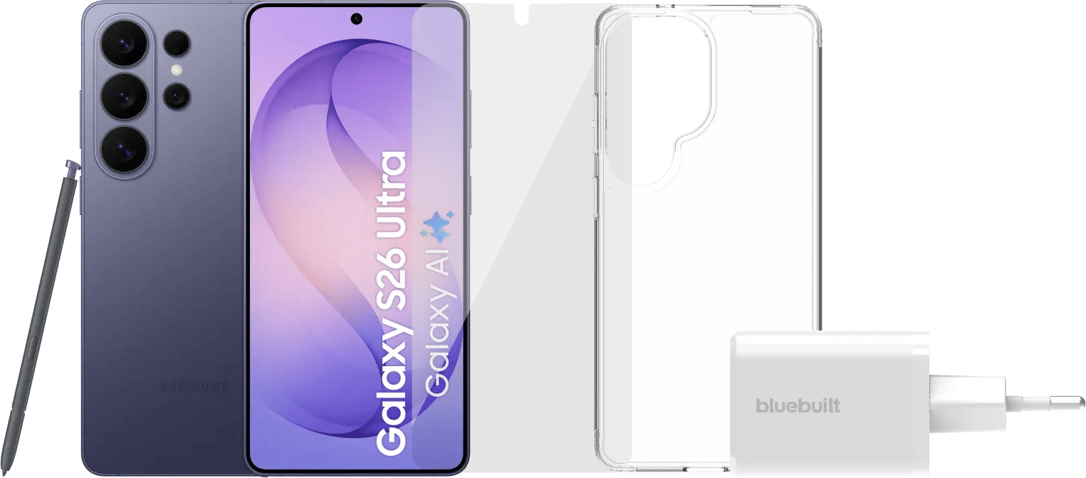 Samsung Galaxy S26 Ultra 256GB Donkerblauw 5G + Compleet Accessoirepakket