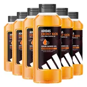 6x Adidas Shower Gel Active Skin & Mind Energy Kick M 400 ml