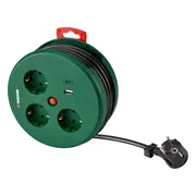 PARKSIDE Stopcontactenblok 1,5 m of mini-kabelhaspel 3 m