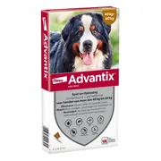 Advantix Spot On 600 Anti Vlooien en Teken Druppels Hond 40 - 60 kg 4 pipetten