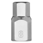 Milwaukee Bitdop 1/4″ 8 mm zeskant - kort - 4932500480