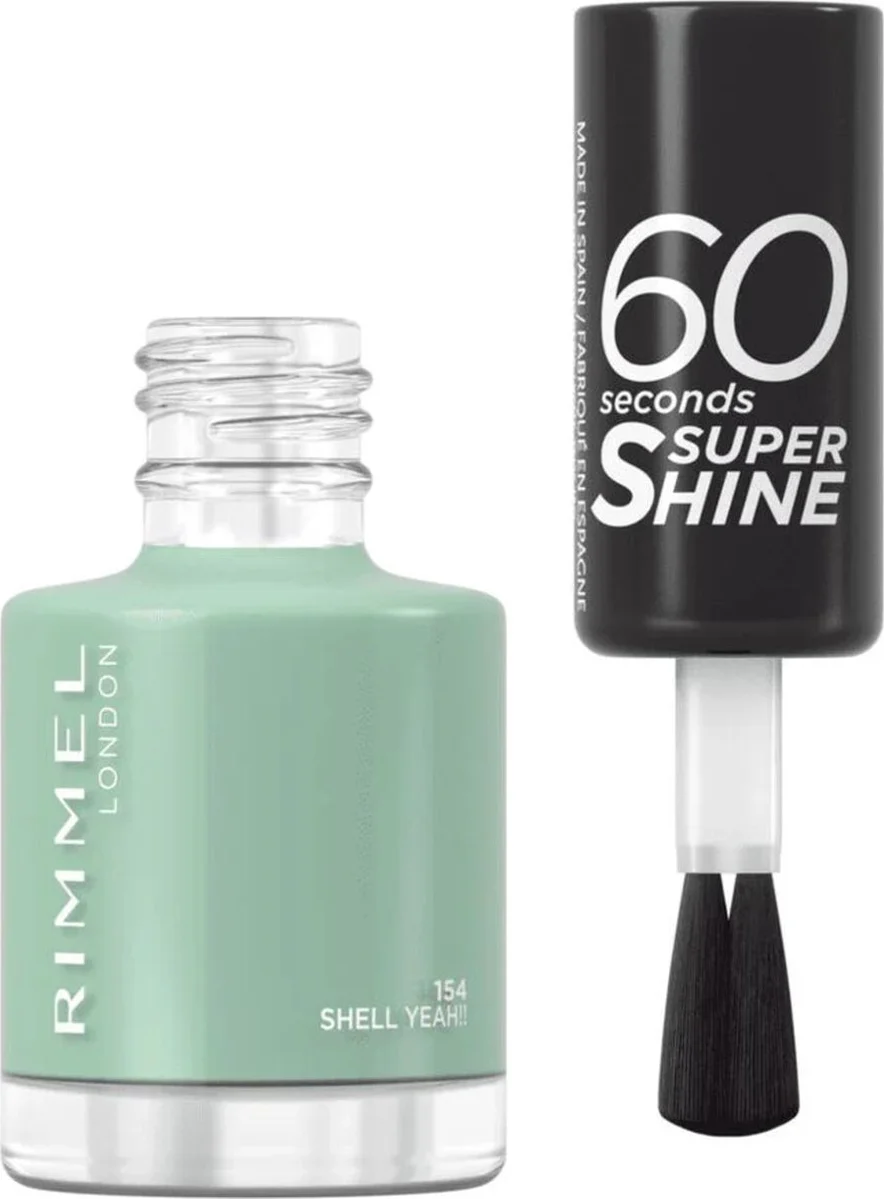 Rimmel London 60 Seconds SuperShine Nagellak 154 Shell Yeah! 8 ml