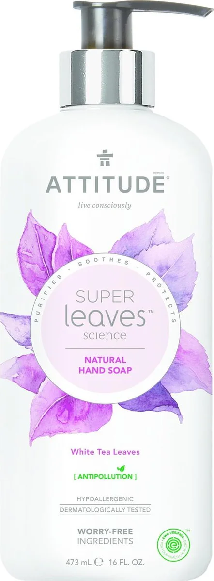 Attitude Super Leaves Handzeep White Tea Leaves 473ML