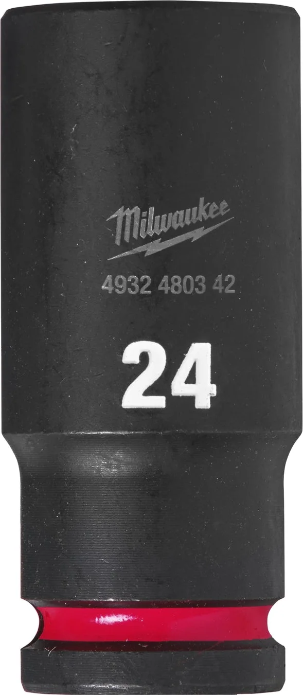 Milwaukee ShockWave™ Krachtdop 1/2" | lang | 24mm - 4932480342