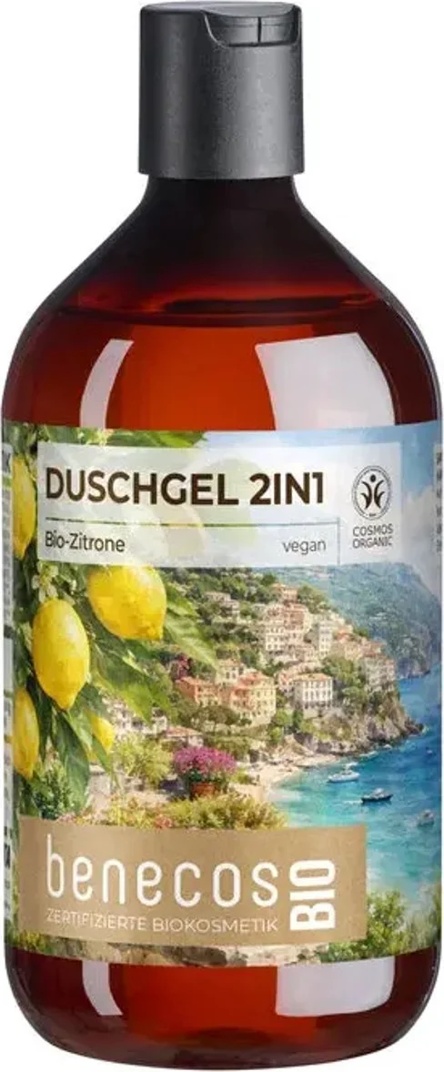 Benecos Bio 2-in-1 Douchegel Lemon 500ML