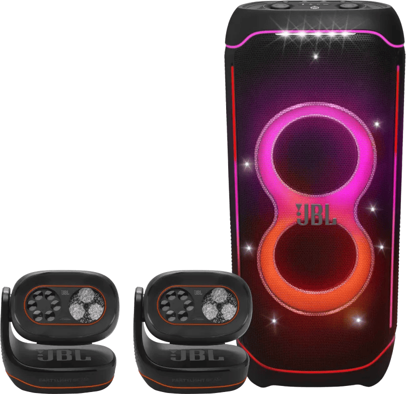 JBL Partybox Ultimate + 2x JBL Partylight Beam