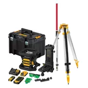 DeWALT DCE080D1GS-SET Roterende laser BT 18V XR + statief DE0736 + meetlat DE0737