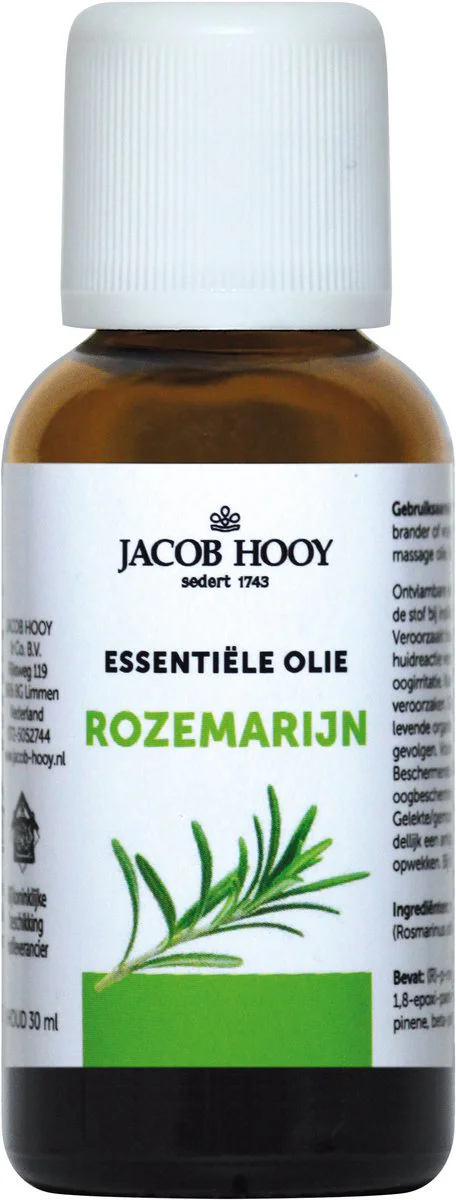 Jacob Hooy Essentiële Olie Rozemarijn 30ML