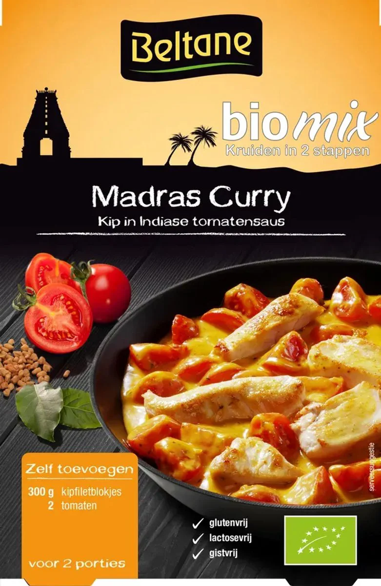 Beltane Madras Curry Kruidenmix 20GR