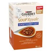 Gourmet Kattenvoer Nat Soup Royale Zalm 6x45 gr