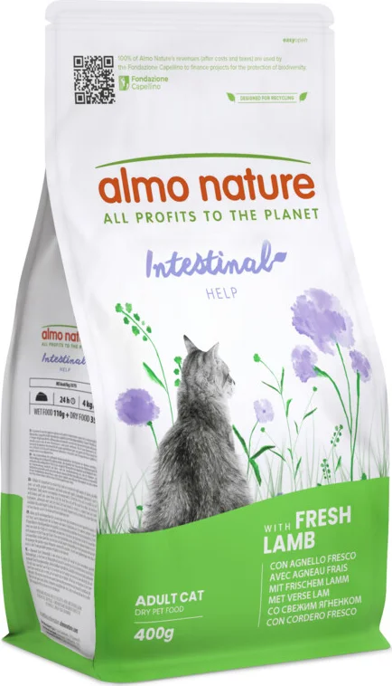 Almo Nature Kattenvoer Droog Intestinal Help Lam 400 gr