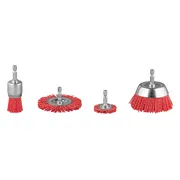 PARKSIDE Staalborstelset / Polijstset / Nylonborstelset / Boorwerende pomp (Nylon borstels PNB 4 A1)