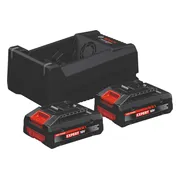 Bosch Professional EXPERT Accu starterset 2x EXBA 18V-40 + GAL 12V/18V-80 - 1600A0373J