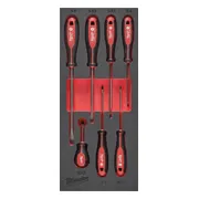 Milwaukee TOOLGUARD™ Foam inlay Tri-Lobe schroevendraaierset Sleuf 7-delig - 4932492395
