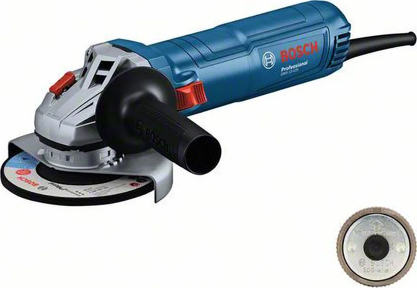 Bosch Professional GWS 12-125 Haakse slijper 125mm 1200W + SDS moer - 06013A6104