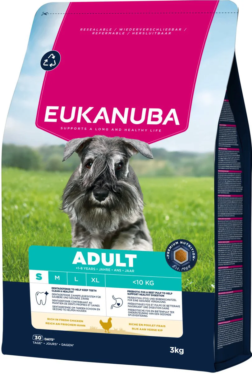 Eukanuba Hondenvoer Droog Life Care Dog Adult Small Kip 3 kg