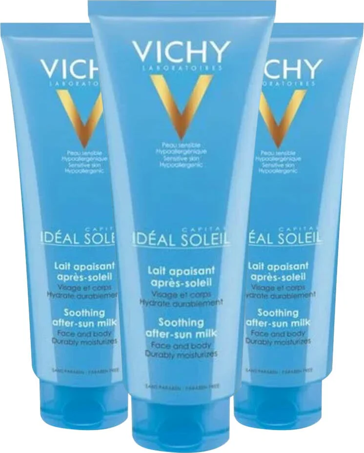 3x Vichy Ideal Soleil Aftersun Melk 300 ml