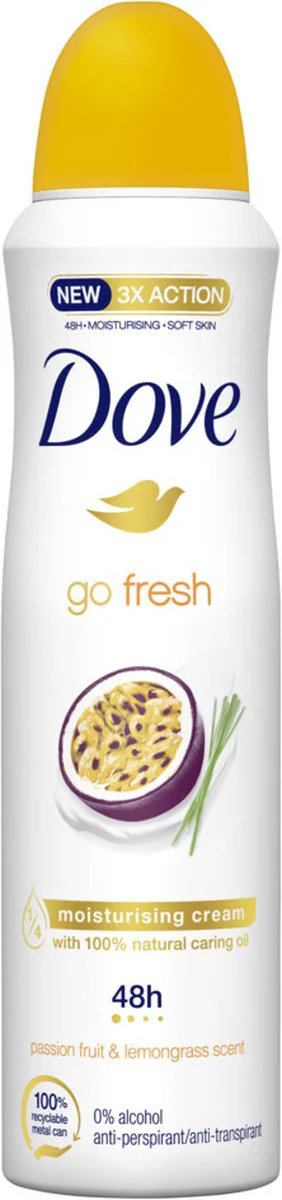 Dove Go Fresh Passion Fruit Deodorant Spray 150ML