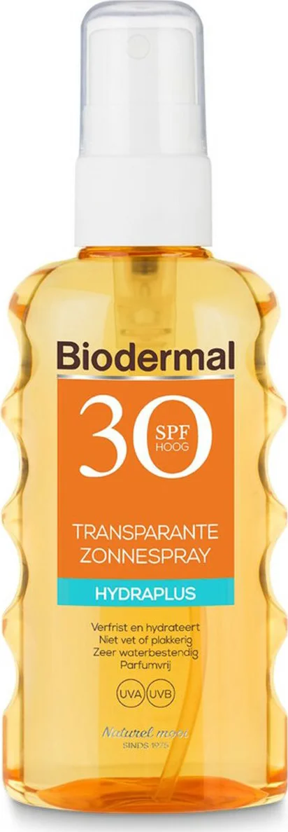 Biodermal Transparante Zonnespray SPF30 175ml