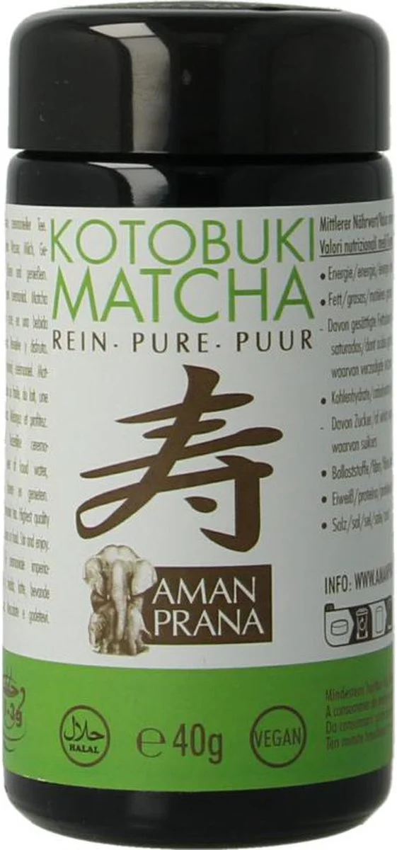 Aman Prana Kotobuki Matcha Puur Bio 40GR