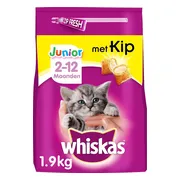 Whiskas Junior Kattenbrokken Kip 1,9 kg
