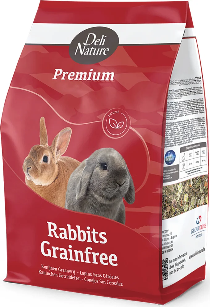 Deli Nature Premium Konijnenvoer Graanvrij 3 kg
