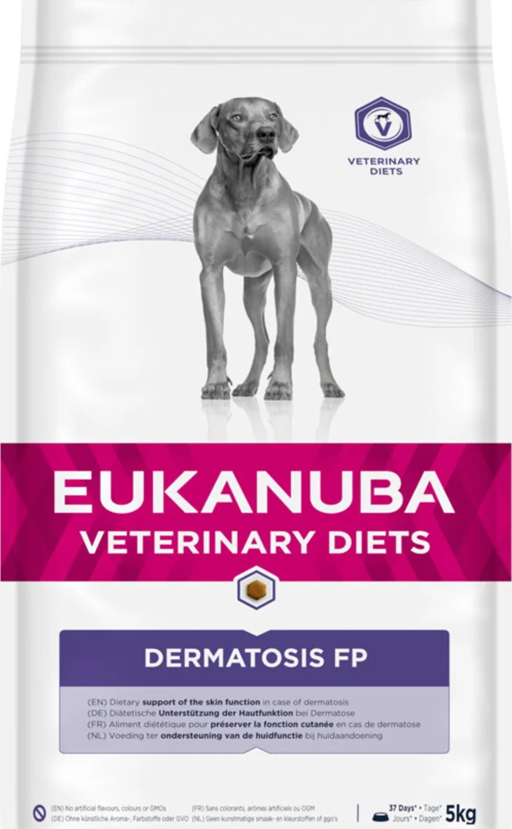 Eukanuba Hondenvoer Droog Veterinary Diets Dermatosis FP 5 kg
