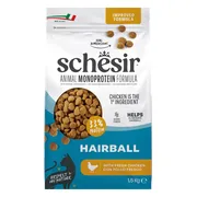 6x Schesir Monoproteïne Kattenvoer Droog Hairball Kip 1,5 kg