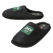 PARKSIDE Heren pantoffels, Fan Edition (Zwart, 40/41)
